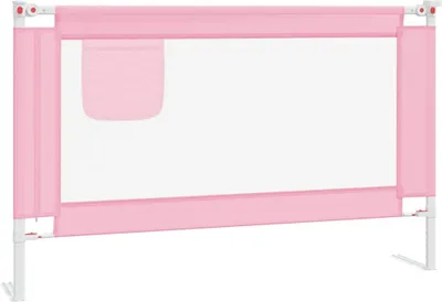 Obrázok produktu pre vidaXL Ochrana postele pre batoľatá Ružová 120x25 cm Látka