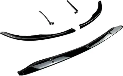 Obrázok produktu pre Predný spojler - difúzor nárazníka - vhodný pre W205 C205 S205 C63 2015–2022 - tuningový bodykit - čierny lesklý