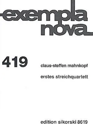 Produktbild von Streichquartett Nr.1Partitur