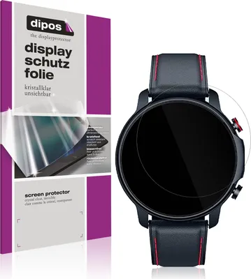 Produktbild von 2x Schutzfolie für Motsfit  1,32 Zoll Smartwatch klar Displayschutzfolie Folie Display Schutz dipos