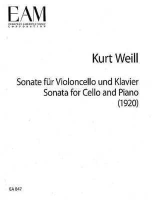 Obrázok produktu pre Sonáta pre violončelo a klavír (1920)