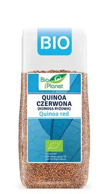 Zdjęcie produktu dla QUINOA CZERWONA (KOMOSA RYŻOWA)250 g -PLANET