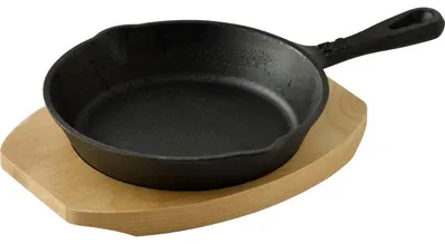 Produktbild von Gusseisenpfanne COOK & SHARE 15,8 cm schwarz