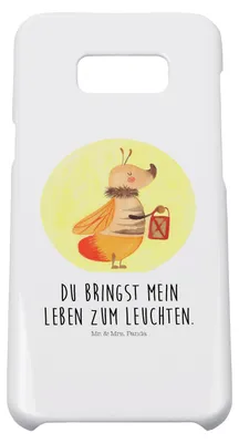 Produktbild von Mr. & Mrs. Panda Samsung Galaxy S8 plus Handyhülle  Glühwürmchen - Weiß - Geschenk, Handy, Lustige Sprüche, Case, Leuchten, Verlobung, Cover, Hülle, Liebesspruch, Liebe