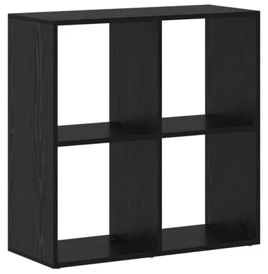 Image de vidaXL Bibliothèque noire imitation chêne 69,5 x 29 x 69,5 cm