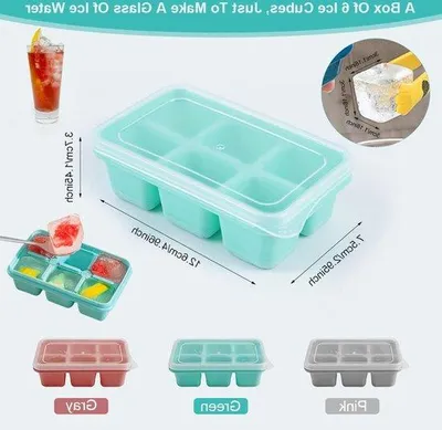 Produktbild von Famanu Mini-Eiswürfelformen mit Deckel - Silikon - 3 Stück