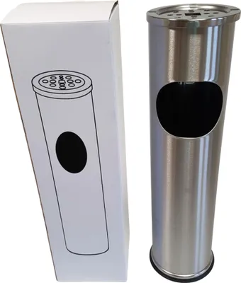 Produktbild von Standaschenbecher Edelstahl 14 x 55,7 cm