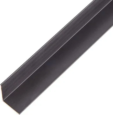 Productafbeelding van Hoekprofiel Aluminium 1000 x 20 x 20 mm - Zwart Geanodiseerd