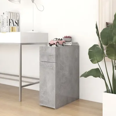 Produktbild von Szafka apteczna betonowa szara 20x45,5x60 cm materiał drewnopochodny