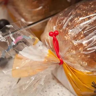 Productafbeelding van 50 clips voor voedselzakken - 4 cm lang, ideaal voor het n van levensmiddelen