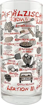 Produktbild von Pfälzisch für Anfänger I + II Schoppenglas 0,5l