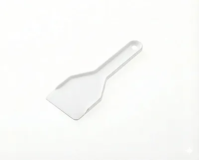 Kühlschrank-Schaber aus ABS, 16x5,5x0,4 cm, weiß