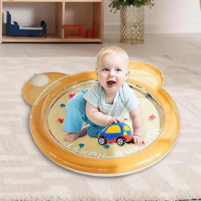 Produktbild von Sensorische Wassermatte, Wasserspielmatte | Aufblasbare sensorische Wassermatte mit Cartoon-Motiv, Entwicklungsspielzeug für Kinder, Aktivitätszentrum fürs Kinderzimmer und frühe Bildung