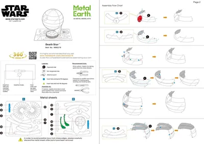 Produktbild von METAL EARTH 3D-Puzzle Star Wars: Todesstern