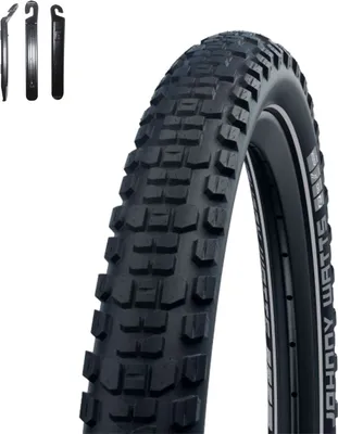 Immagine prodotto di 1 x Schwalbe Johnny Watts Performance DD GreenGuard 29" Nero con Reflex 60-622 (29 x 2,35) incl. leve per pneumatici
