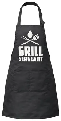 Productafbeelding van com-four® Barbecueschort voor heren – Zwarte barbecueschort van katoen, 80 x 60 cm