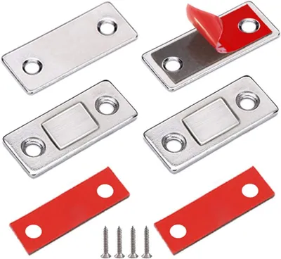 Produktbild von Magnetschn?pper Magnete fš¹r Schranktš¹ren Jiayi 2 Stš¹ck Ultra Dš¹nn Tš¹rmagnete fš¹r M?bel Stark Tš¹r Magnet Magnetverschluss Schrank Schrankmagnete Tš¹rmagnet Selbstklebend Schubladen Tš¹rschlie?er
