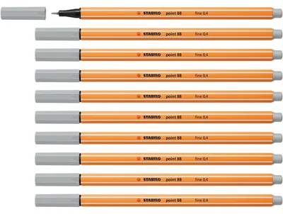Image de STABILO point 88 stylo fin Gris 1 pièce(s)