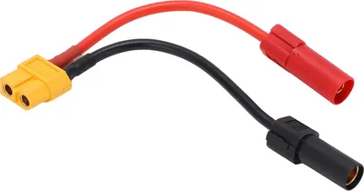 Image de Câble adaptateur XT60 femelle vers XT150 133mm/5.2in pour voiture télécommandée, avion, maquette de bateau
