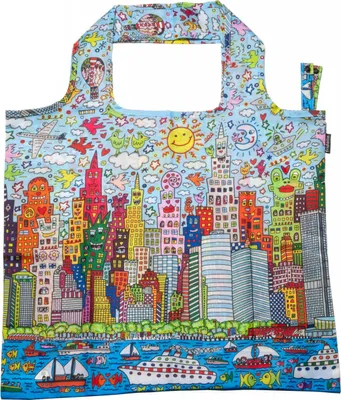 Immagine prodotto di Borsa in materiale riciclato, design di James Rizzi