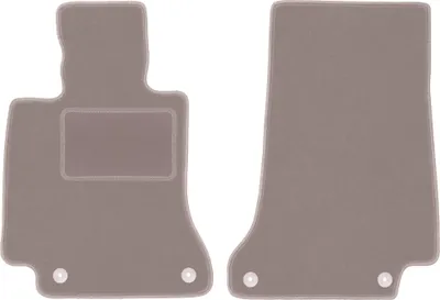Immagine prodotto di Tappetini auto in velluto per Mercedes C W205 coupé, cabrio (2015-) - tappetini anteriori LUX beige (2 pezzi)