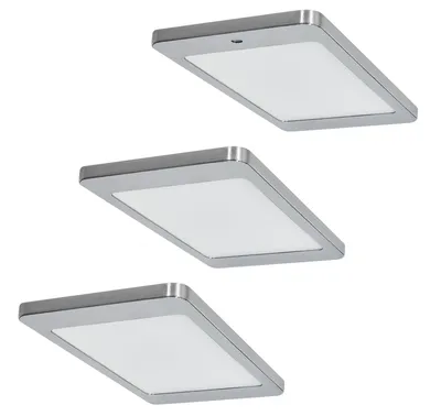 Zdjęcie produktu dla Lampa kuchenna LED pod szafkę 3x4,8 W, lampa kuchenna Kyra, włącznik sensorowy