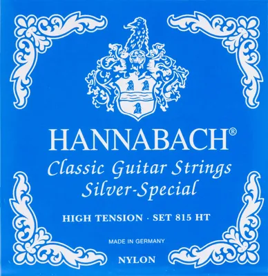 Obrázek produktu pro Hannabach 815HT Struny pro klasickou kytaru Série 815 High Tension Silver Special Set vysoké