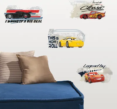 Produktbild von RoomMates - Disney Cars 3 Wandsticker Wandtattoo Sticker RMK3464SCS