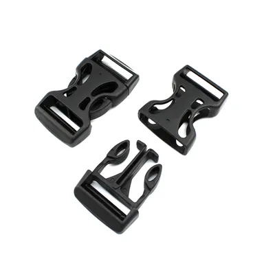Produktbild von 10 Steckschnallen 20mm grade Kunststoffschnalle Steckverschluss Schnalle