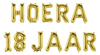 Immagine prodotto di Ghirlanda di palloncini in foil Paperdreams – Evviva, 18 anni!