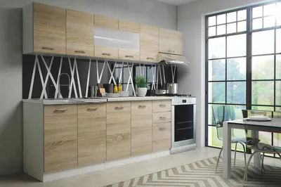 Produktbild von Halmar Kuchyňa Perla 260 - dub sonoma / biela