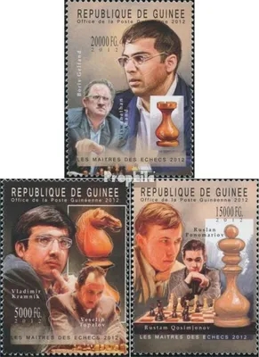 Produktbild von Briefmarken Guinea 2012 Mi 9316-9318 (kompl. Ausgabe) postfrisch Schach 2012