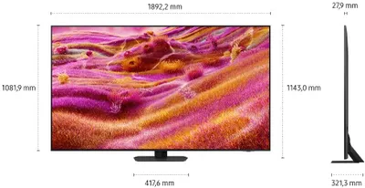 Produktbild von Samsung 85" Neo QLED QN93F 4K Vision AI Smart TV (2025), 2,16 m (85"), 3840 x 2160 Pixel, Neo QLED, Smart-TV, WLAN, Schwarz