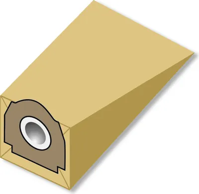 A 3D illustration of a vacuum cleaner dust bag.