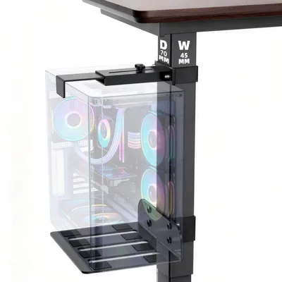 Produktbild von PC Halterung für Schreibtisch - Verstellbar und Bohrfrei