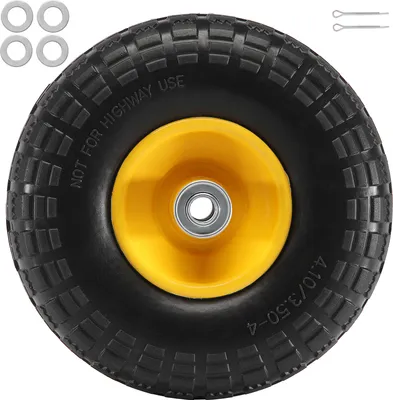 Sacco A Prova Di Foratura PU 10"" METALLO Ruota Carrello 4.10 - Foto 11