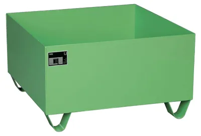 Produktbild von Auffangwanne Typ SERIE 2000 2000, lackiert, RAL 6011 Resedagrün