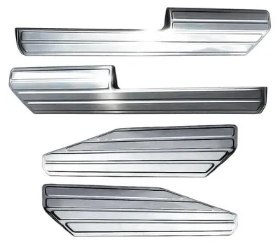 Obrázek produktu pro Ochranné lišty prahů pro VW Amarok 2010-2025 nerezová ocel 4ks