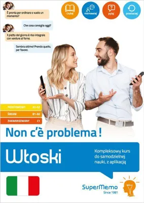 Immagine prodotto di Włoski. Non c’è problema! Kompleksowy kurs do samodzielnej nauki, z aplikacją