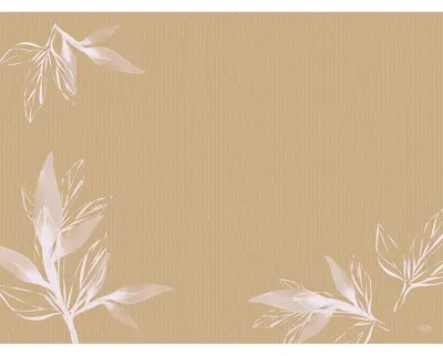 Produktbild von Papier-Tischsets 30x40 cm Eco Leaves - Umweltfreundliches Design | Packung (250 Stück)