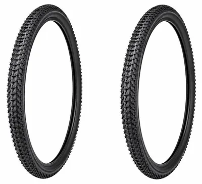 Produktbild von 2er Set - Fahrradreifen 26 Zoll 26x1,95 | MTB Fahrradmantel Trekking | Ersatzreifen für Mountainbike und Citybike | Zuverlässige Leistung, einfache Montage | Robustes Material gegen Reifenpannen