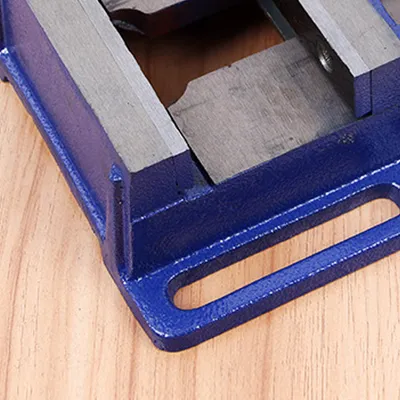 Obrázok produktu pre Drill Press Vise Steel Wide Opening Firm Clamping Machine Bench Clamp Tool for Woodworking 3in Blue