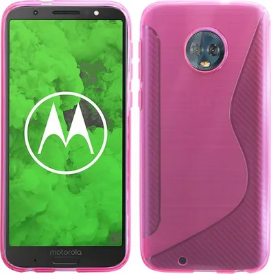 Produktbild von Motorola G6 Handy Silikon Schutzhülle Cover Case Pink