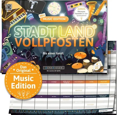 Obrázek produktu pro Denkriesen – Stadt Land Vollpfosten – Music Edition