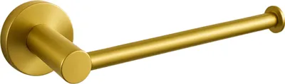 Produktbild von Balneo | Toilettenpapierhalter gold Edelstahl| Papierrollenhalter QUBE Rostfrei | WC-Papierhalter aus Metall