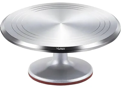 Drehteller aus Aluminium, 30 cm, für Kuchen und Cupcakes