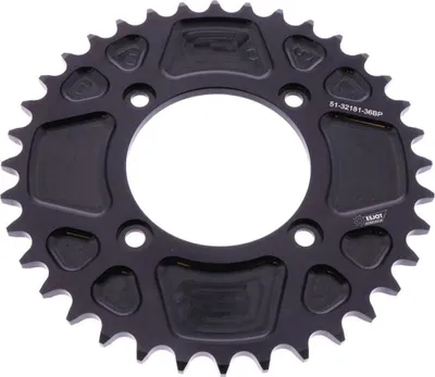 Immagine prodotto di ESJOT 36 denti passo 520 nera alluminio