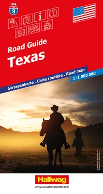 Immagine prodotto di Carta stradale Hallwag USA, Texas 1:1 milioni