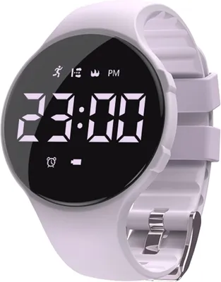 Image de Pour enfants garçons filles avec podomètre enfants montre de fitness sans application et téléphone portable montre numérique réveil chronomètre 30m étanche