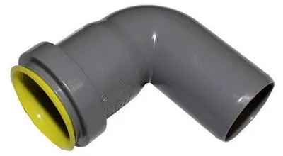 Produktbild von WOLF Bogen DN 40 87° aus Polypropylen
